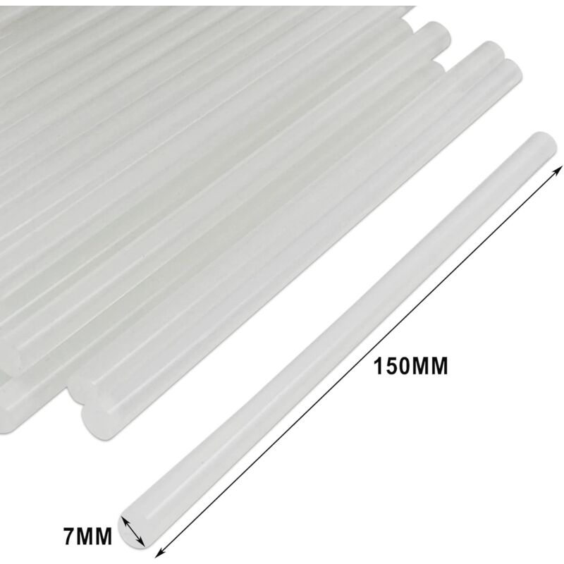 Hot Glue Sticks 7 × 150Mm Clear Adhesive For 7Mm Hot Glue Gun - Pack Of 36 — image 2