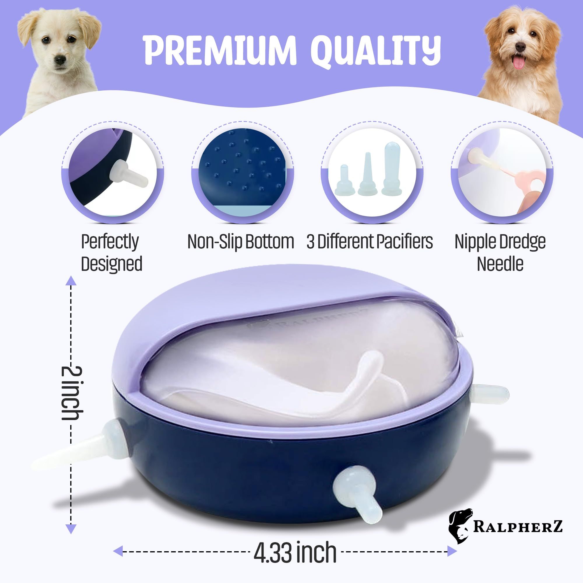 Puppy Feeders for Multiple Puppies - Puppy Feeder - Puppy Milk Feeder - Puppy Nursing Station - Puppy Feeding Station — image 3