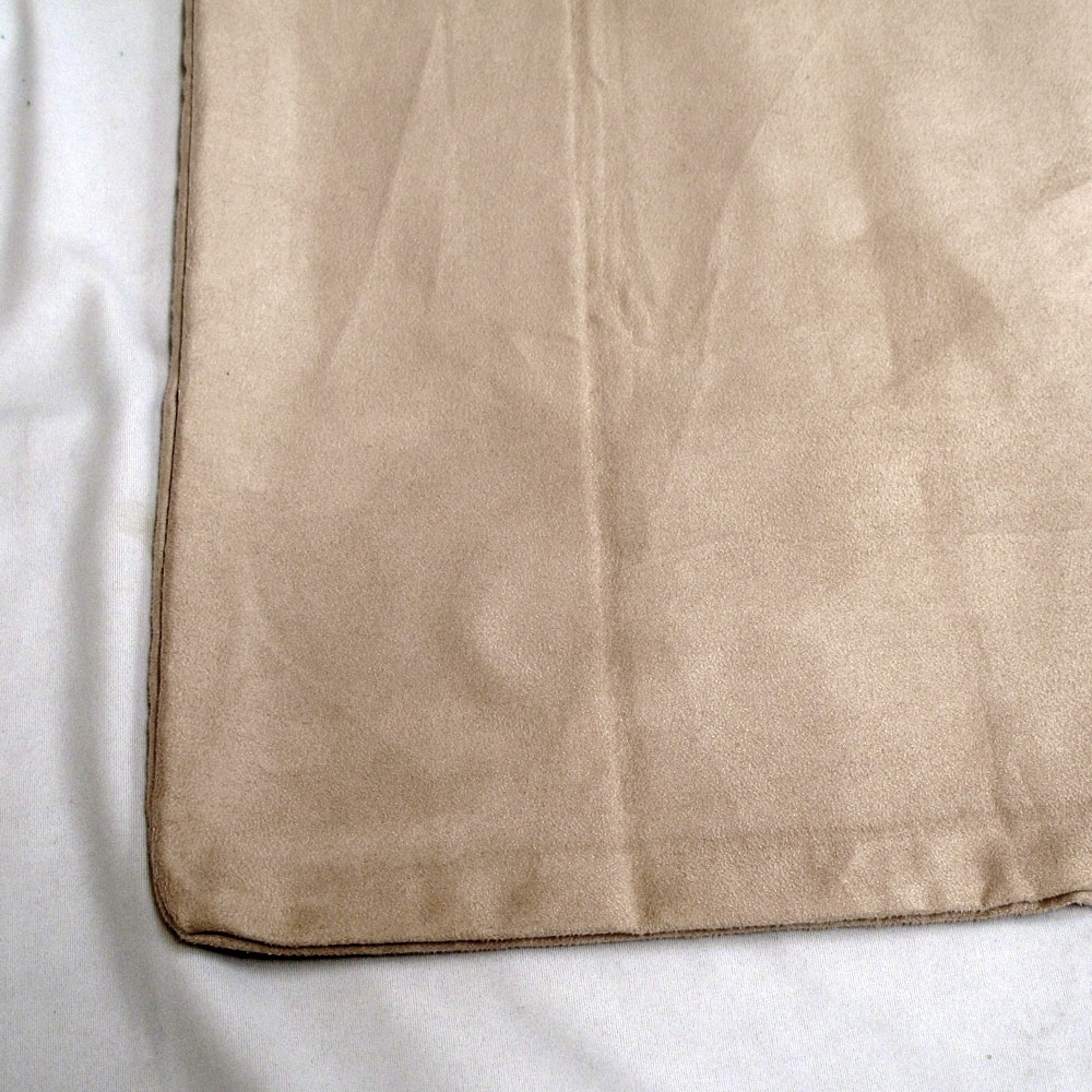 Polyester Faux Suede Cushion Cover Linen — image 2