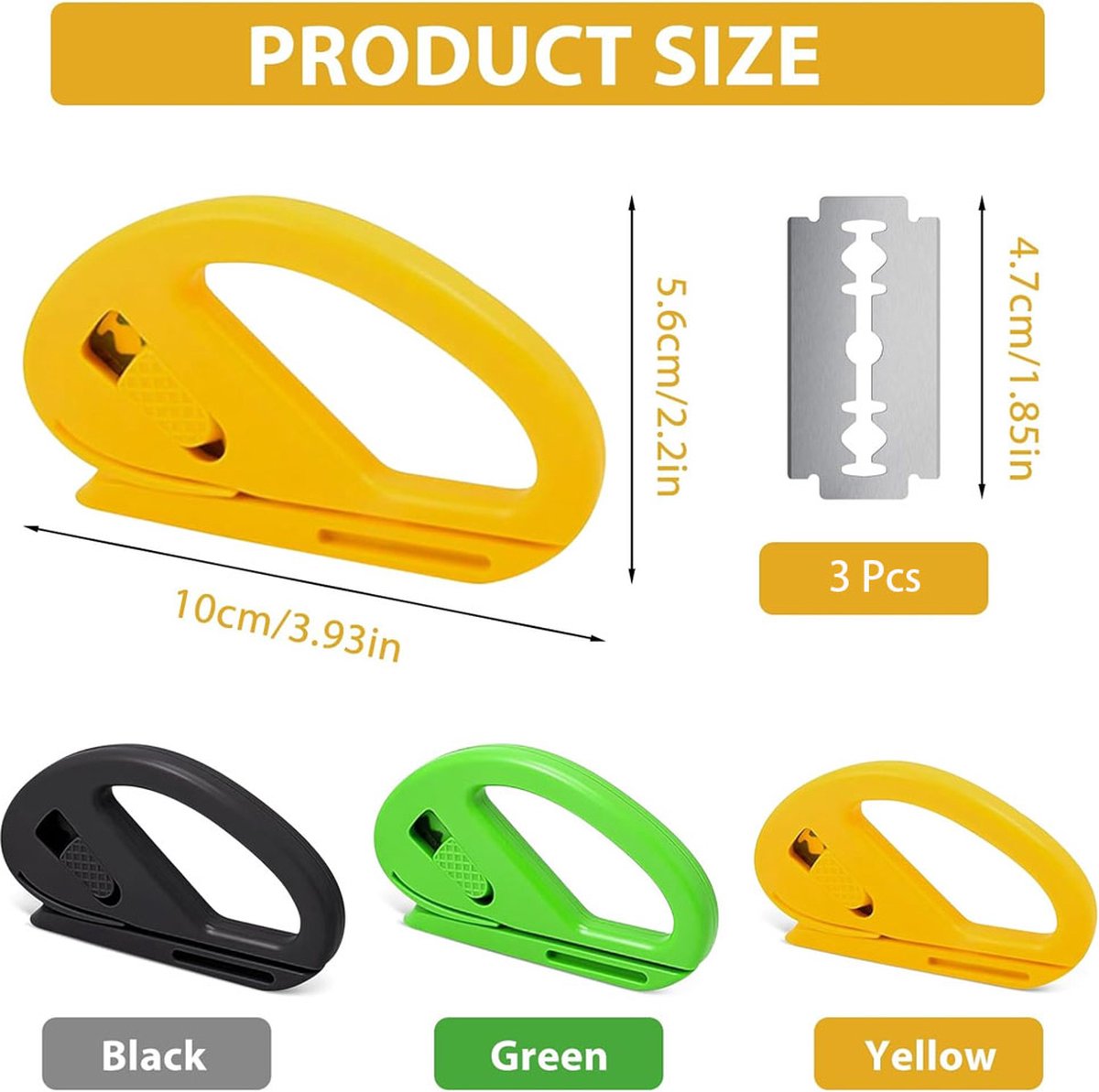 Wrapping Paper Cutter - 3 Pieces - Wrapping Paper Cutter - Wrapping Paper Roll Cutter Aid - Simple, Fast, and Safe - Ultra Sharp Blade - Paper Roll Cutter — image 5