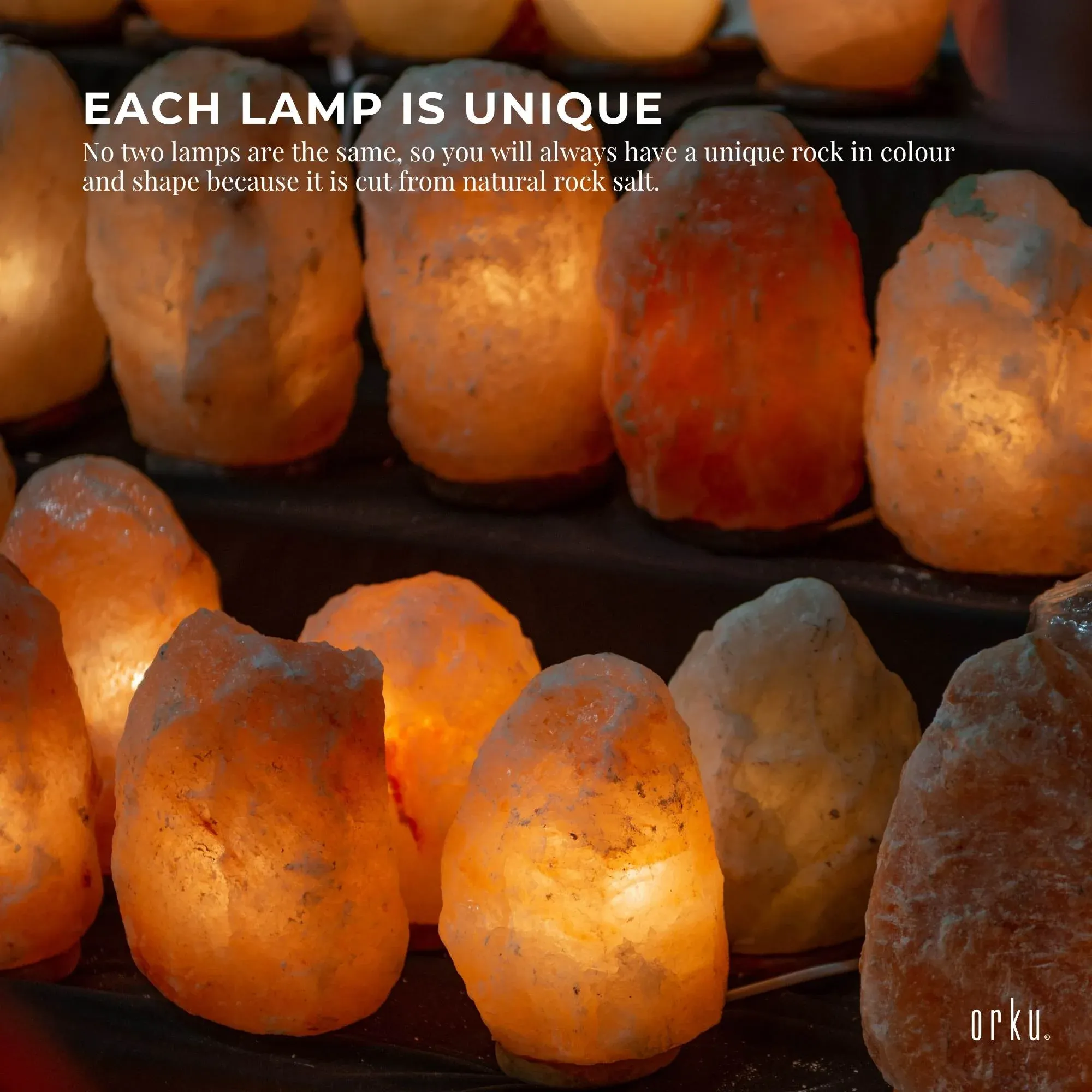 Orku 3-5kg Himalayan Pink Salt Aromatherapy Lamp - Essential Oil Diffuser โ image 5