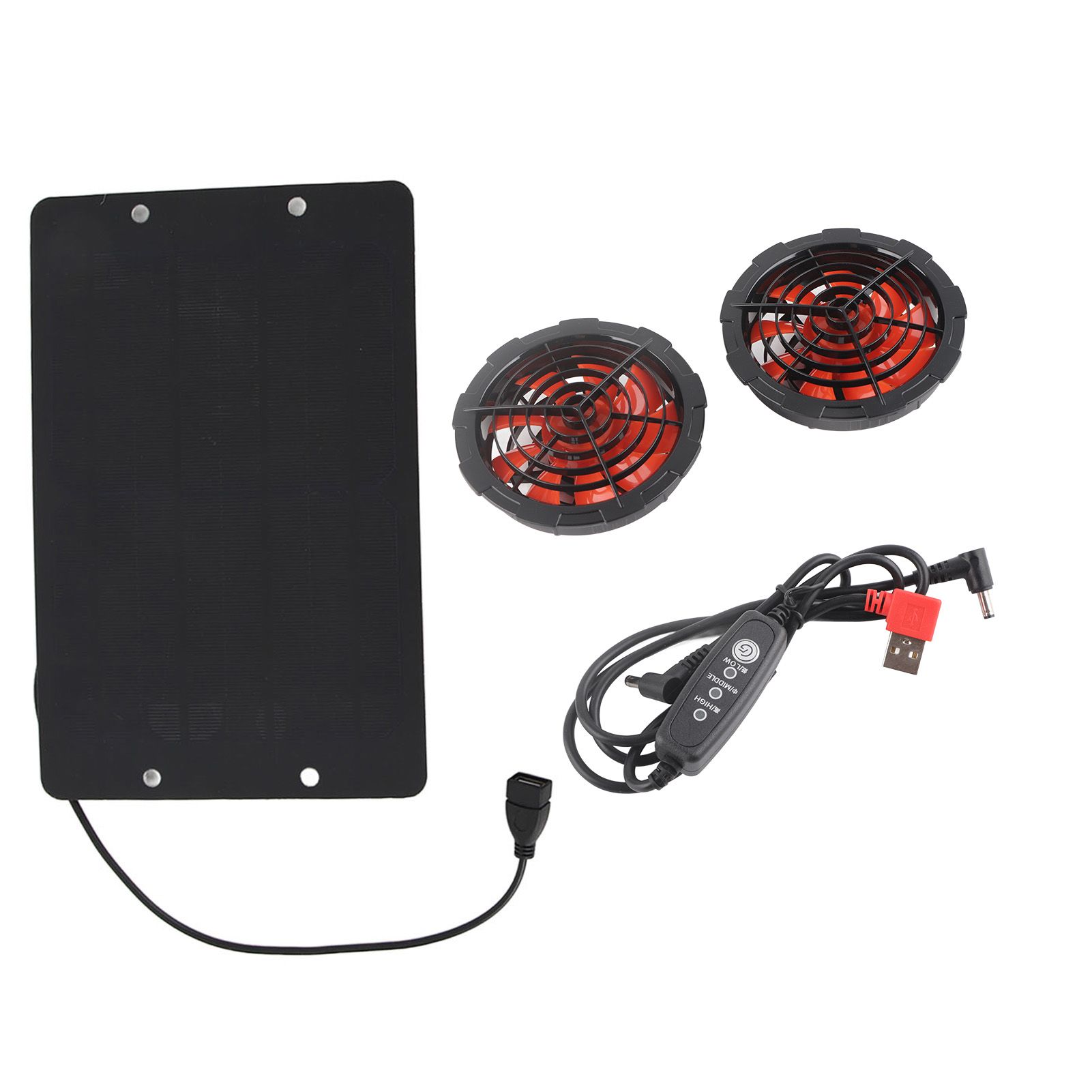 10W Solar Fan Outdoor Solar Powered Fan IPX7 Waterproof Shed Chicken Coop Greenhouse Import Export Exhaust Fan — image 5