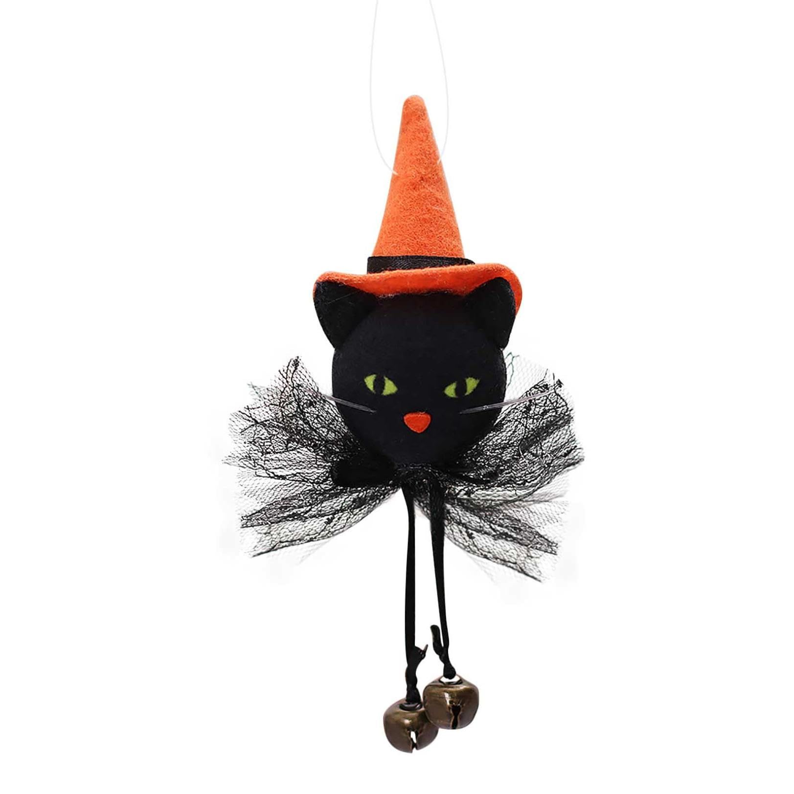 3pcs,Pumpkin Ghost Witch Black Cat Dwarf Handmade Decoration Scandinavian Dwarf Home Decoration Tree Decoration