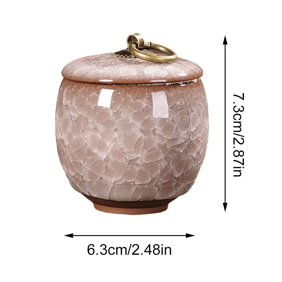 Small Pet Urn for Ashes Memorial Keepsake Urns for Dog Cat Cremation Remains - Yellow โ image 4
