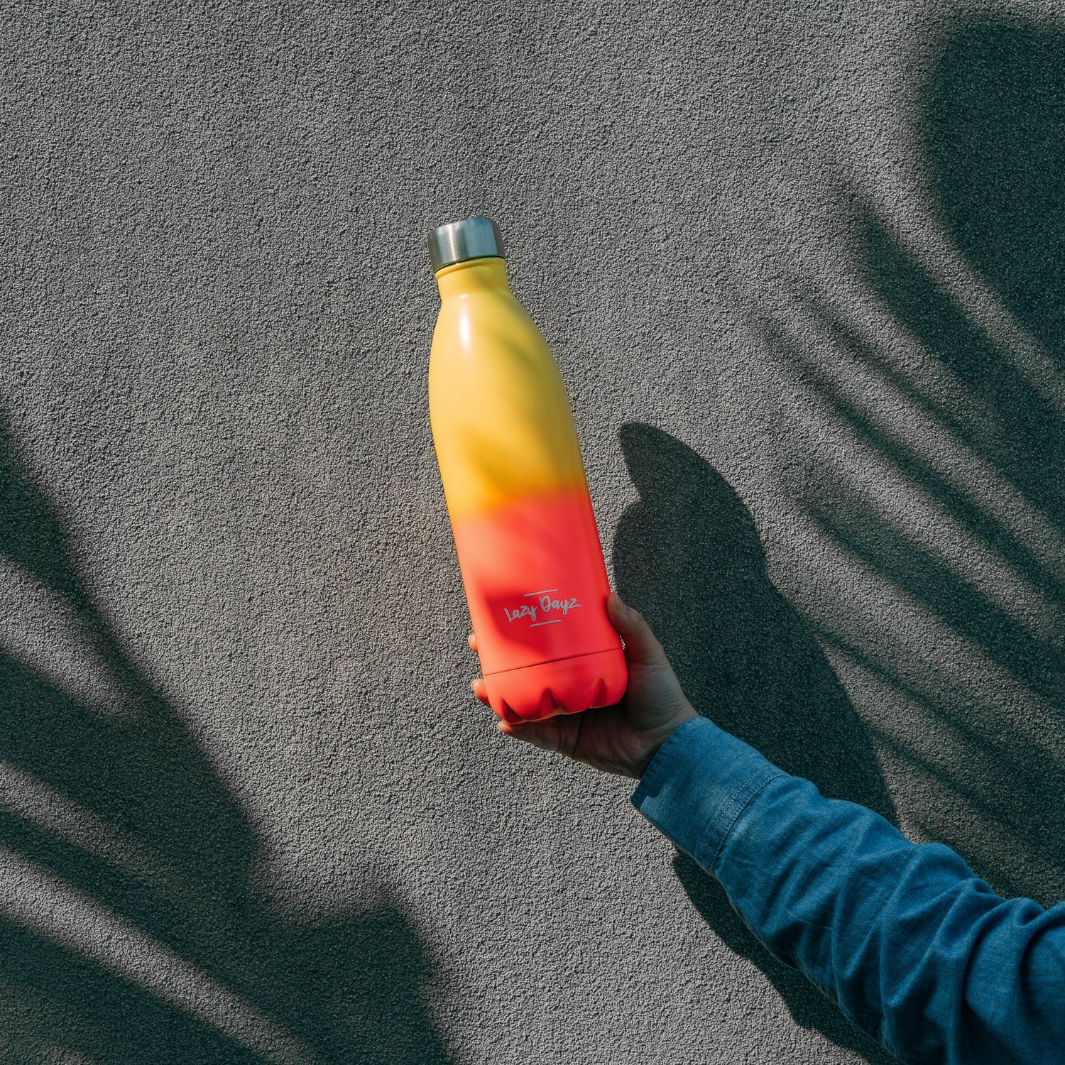 Lazy Dayz Jumbo Drink Bottle 1L - Yellow Peach Ombre โ image 5
