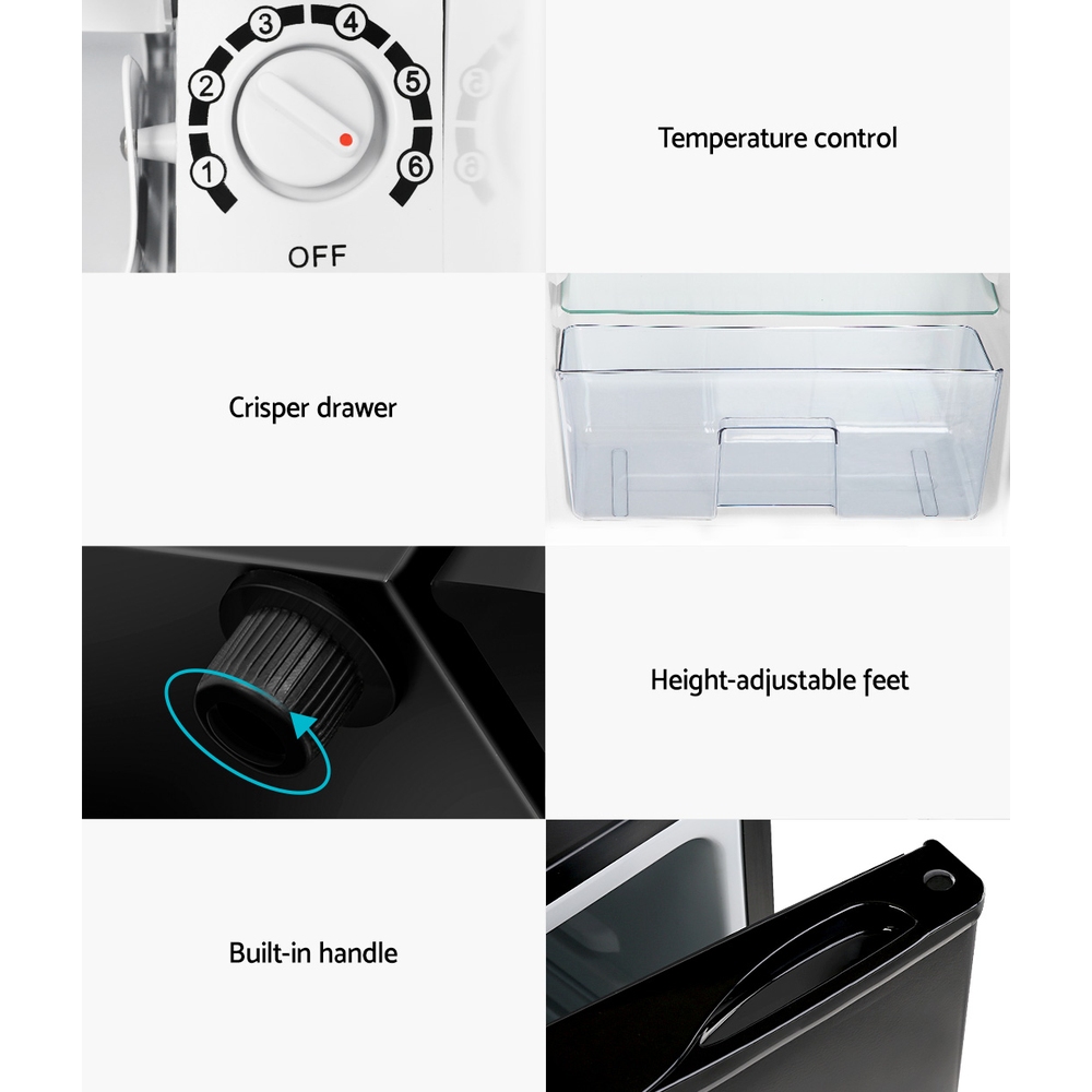 Devanti 95L Bar Fridge Black β image 6