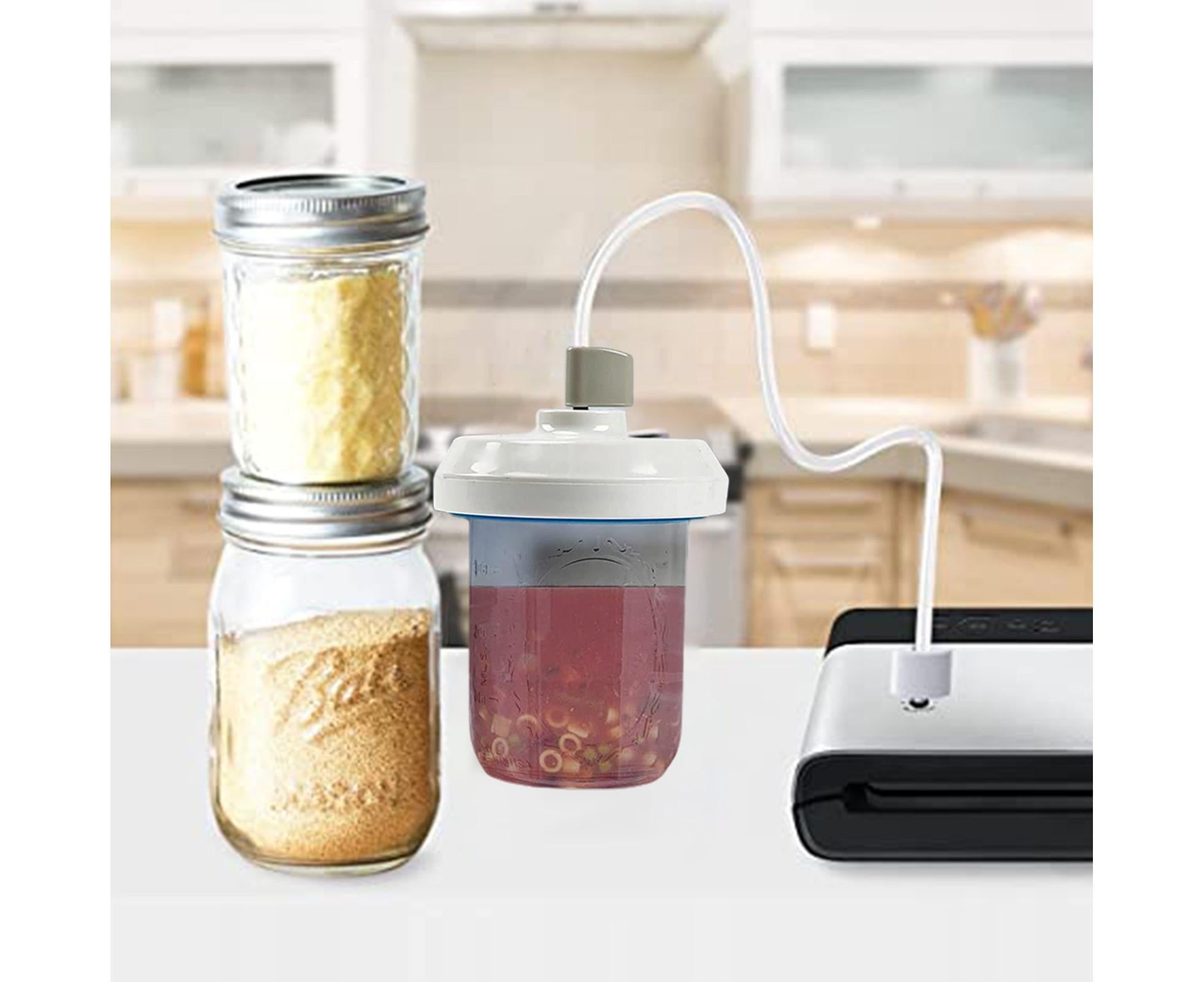 Food Storage Jar Sealing Machine - Manual Air Pump - White โ image 5
