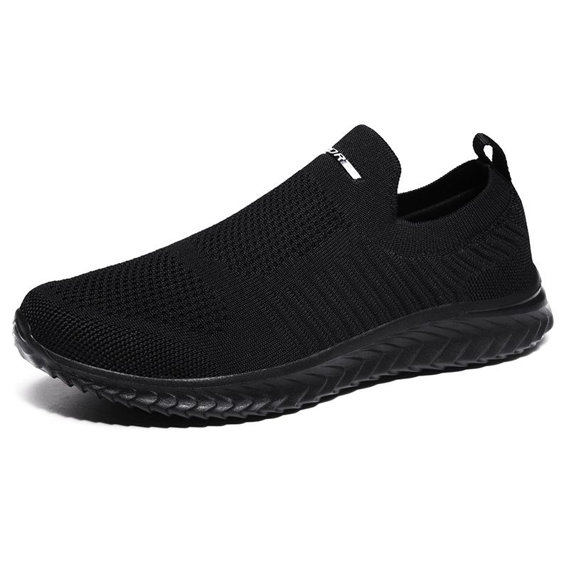 Men Sports Shoes Lightweight Breathable Mesh A19 black and white 43 โ image 6