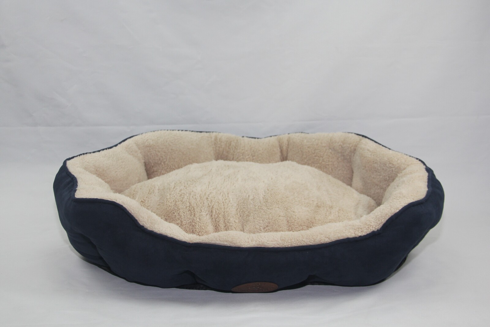 YES4PETS Blue / Grey Washable Fleece Soft Pet Dog Puppy Cat Bed-Large — image 4