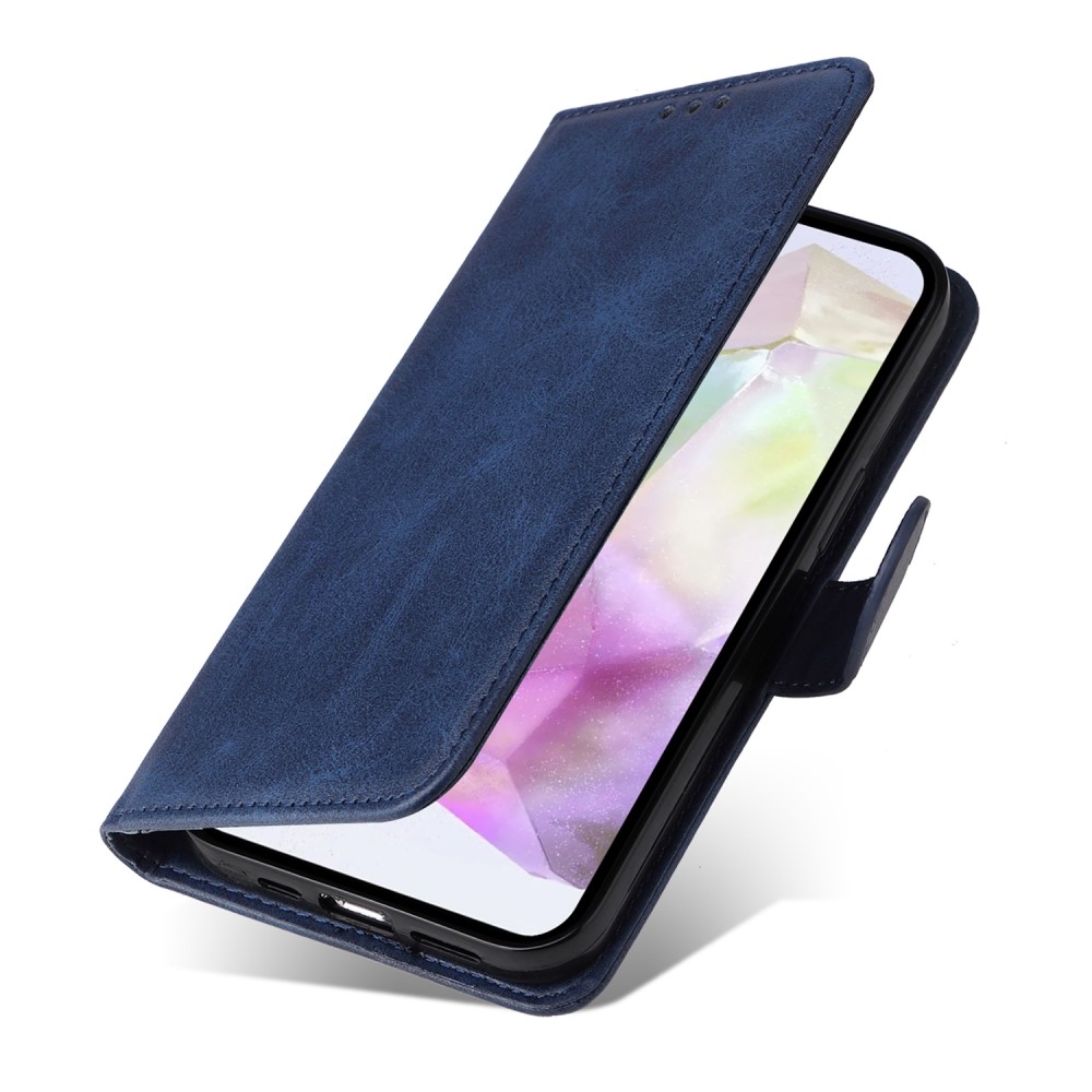 Compatible with Samsung A56 5G PU Leather Wallet Case Blue — image 6