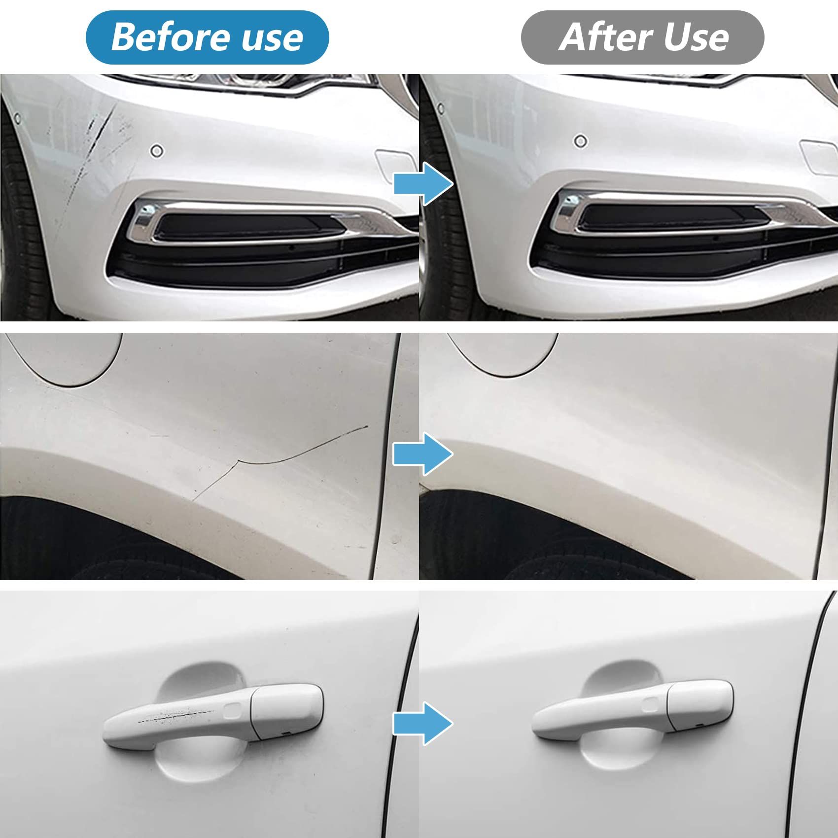 3PCS Nano Sparkle Cloth for Car Scratches, Advanced Nano Car Scratch Remover Easily Repair Scratches, Swirls, Paint Residues — image 2