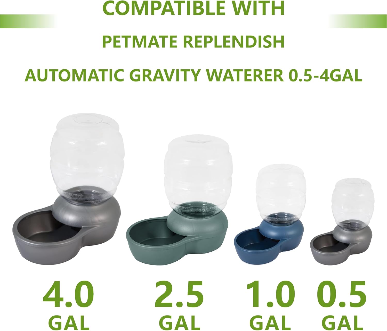 Pet Water Fountain Charcoal Replacement Filters Compatible with Petmate Replendish Mason Gravity Waterers, Automatic Cat Dog Water Bowl Dispenser Filters โ image 2