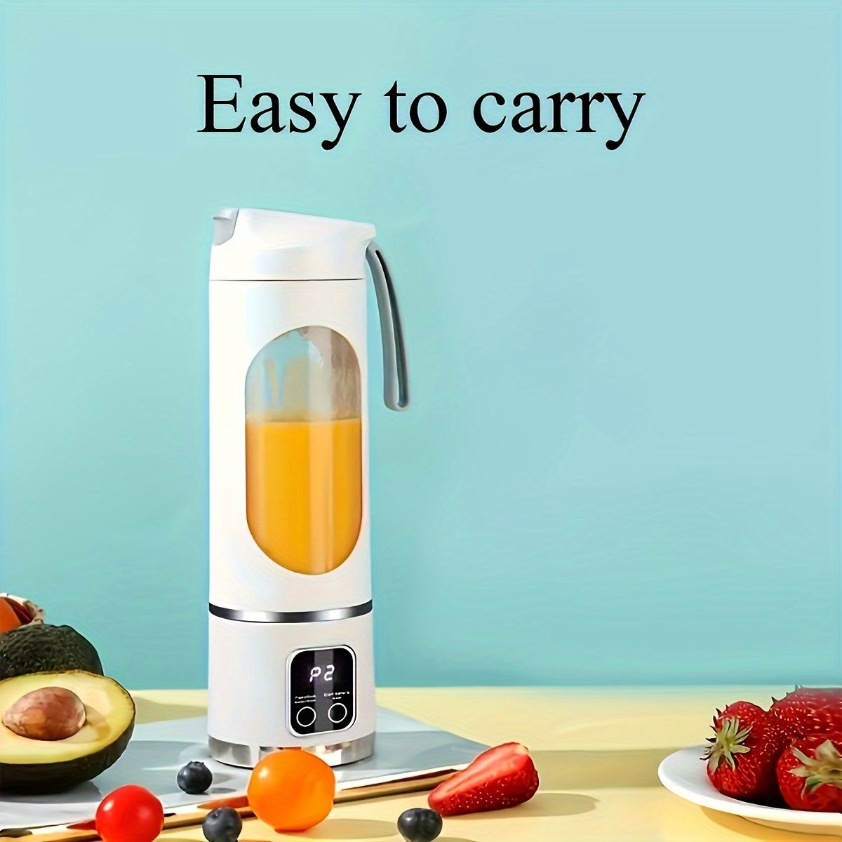Portable Home Small USB Charging Mixer & Juicer - Easy to Clean, Suitable for Fruit Vegetable Drink, Smoothie Multifunctional Juicer Cup — image 4