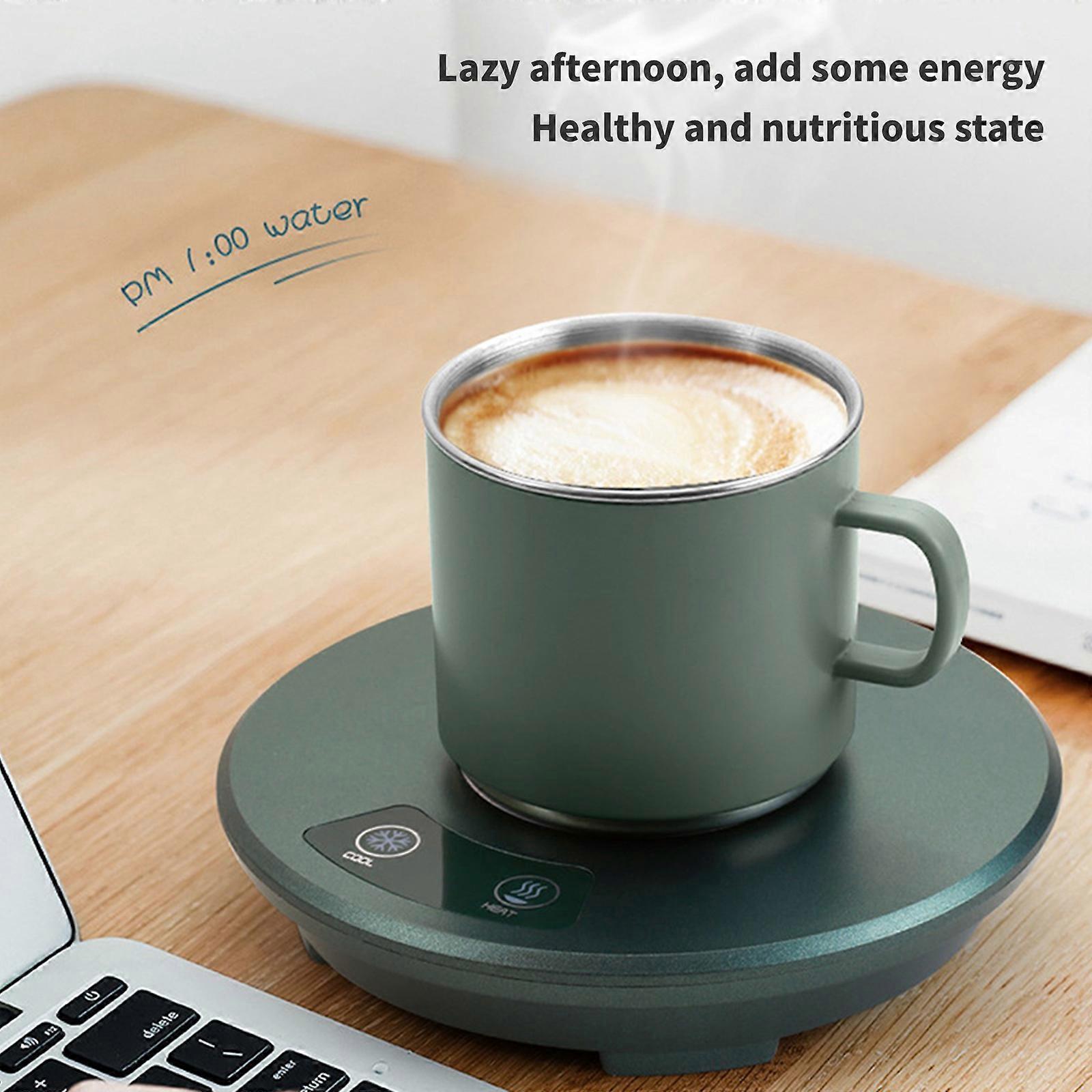 Green Coffee Mug Warmer 55degree for Desk or Home Use โ image 4