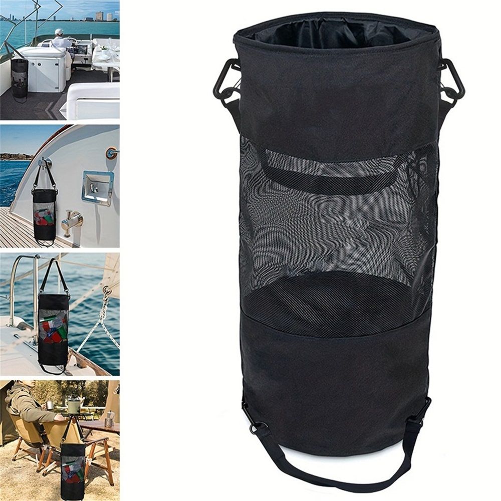 2 Pack Boat Trash Bag, Portable Trash Mesh Bags, Boats Trash Can Boat Garbage Container Boat Accessories for Boat Kayak Camper Fishing Cabin Storage Men Women โ image 2