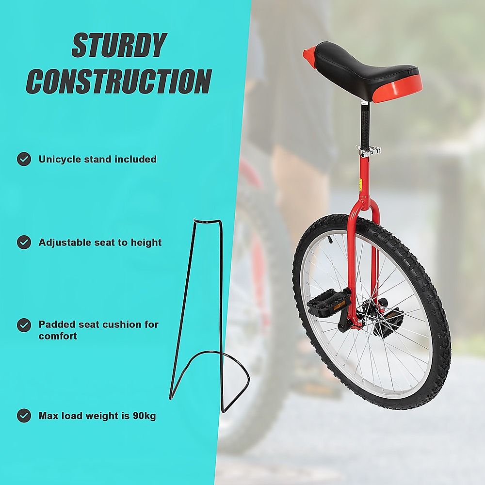 24 Inch Pro Circus Unicycle for Performance Training Indoor Show Use โ image 4