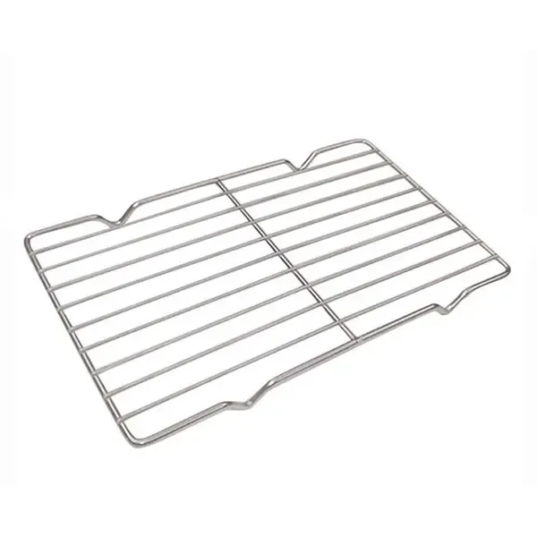 Stainless Steel Grill Rack Cooling Rack for BBQ Grilling and Food Draining, Rectangular Wire Rack, 16 × 26 cm