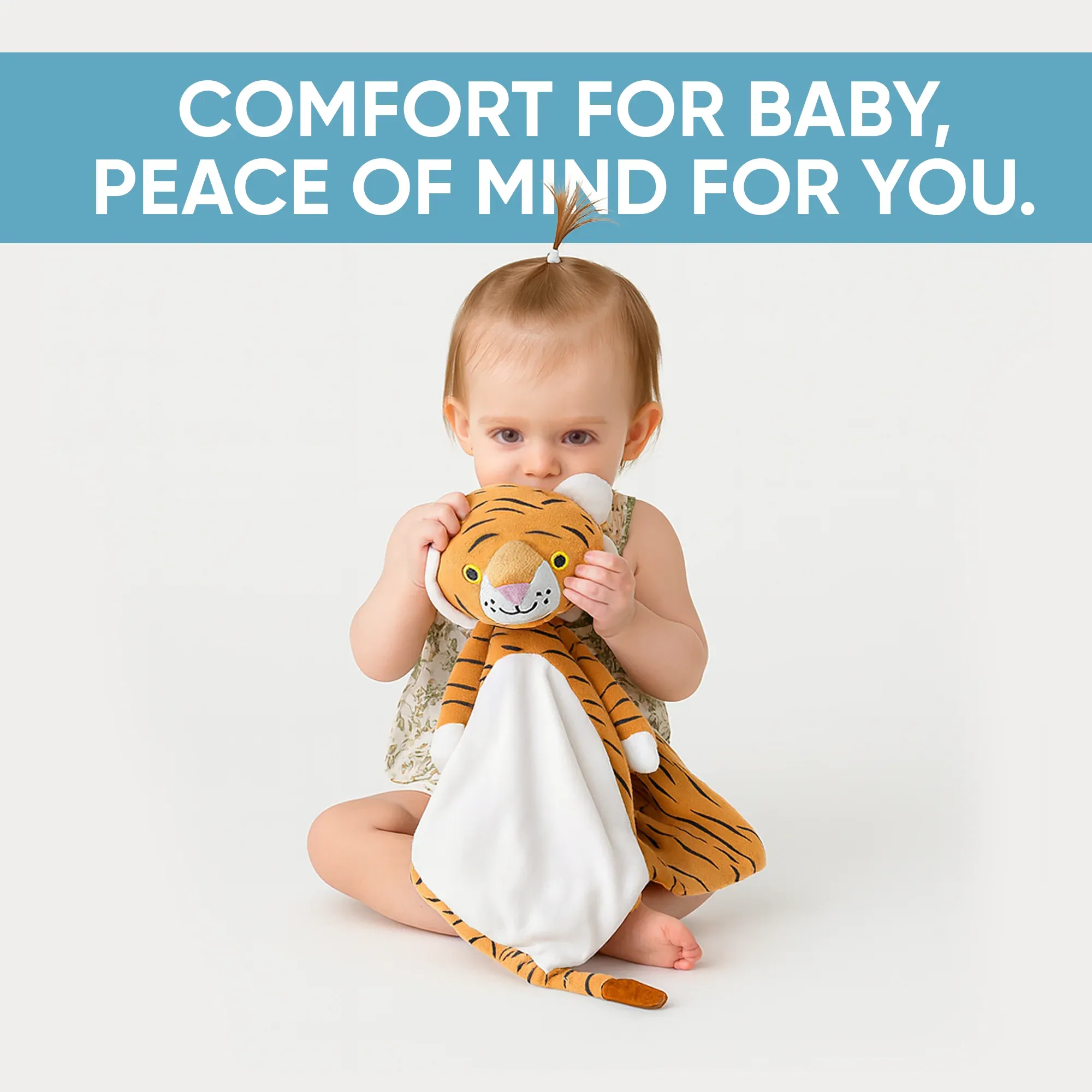 Indi the Tiger - White Noise & Lullaby Comforter — image 4