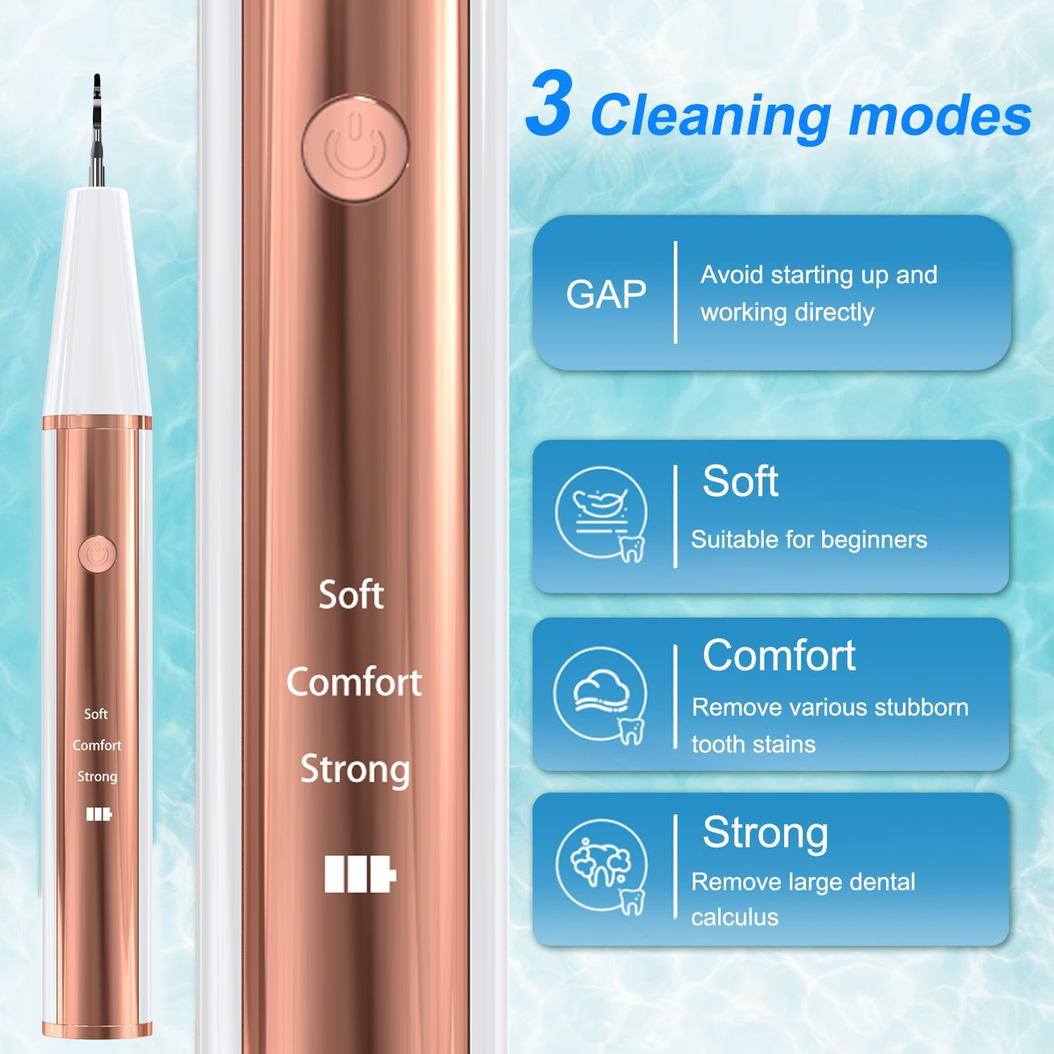 Ultrasonic Dental Scaler Kit - Home Use Teeth Cleaner & Tartar Remover โ image 3
