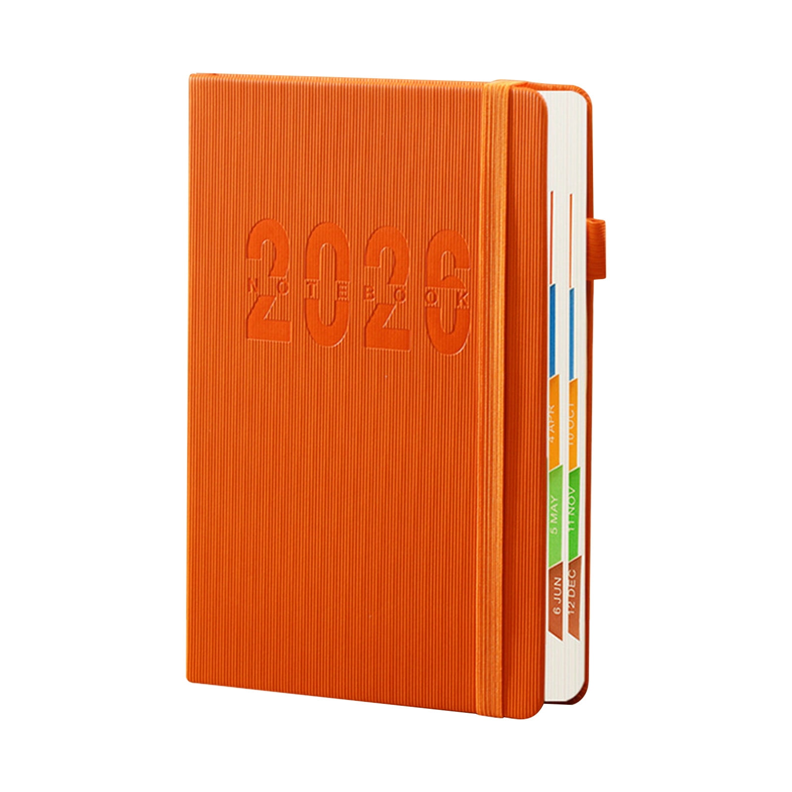 2026 Weekly Planner Notebook, Daily Planner Hardcover Calendar with Tabs and Pen Strap, 200 Pages Journaling Notebooks Daily Time Management Plan for Office โ image 2