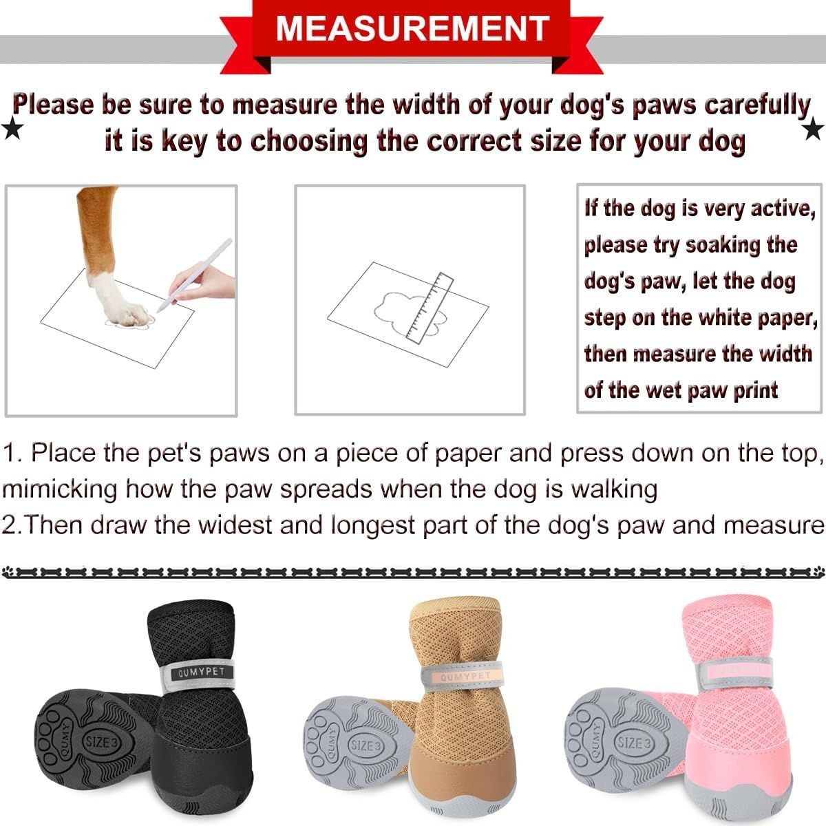 Dog Shoes for Small Dogs Hot Pavement Puppy Dog Boots & Paw Protectors | Small Medium Dog Summer Shoes, Soft Anti-Slip Rubber Sole, Mesh Breathable Dog Booties โ image 2