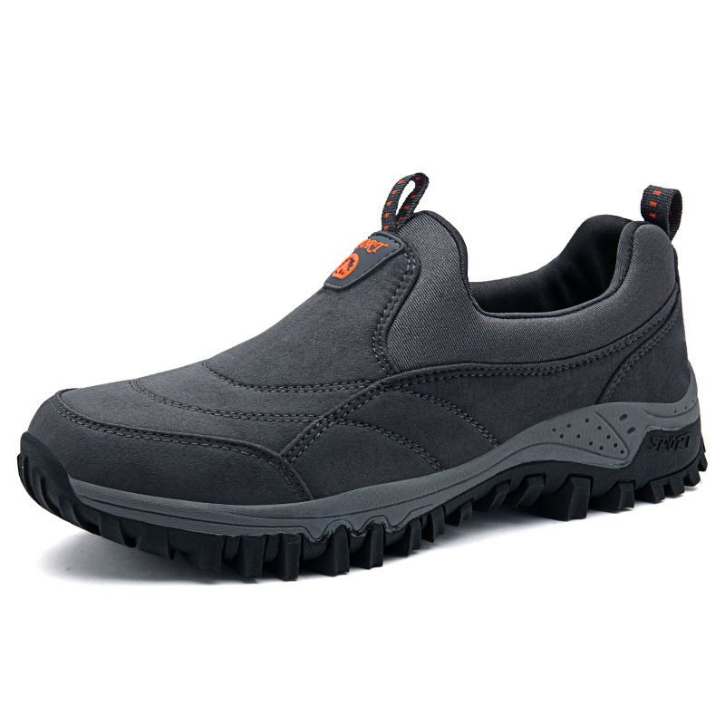 Luo Baoli Men Hiking Shoes Slip On Rubber Sole Blue 42 โ image 6