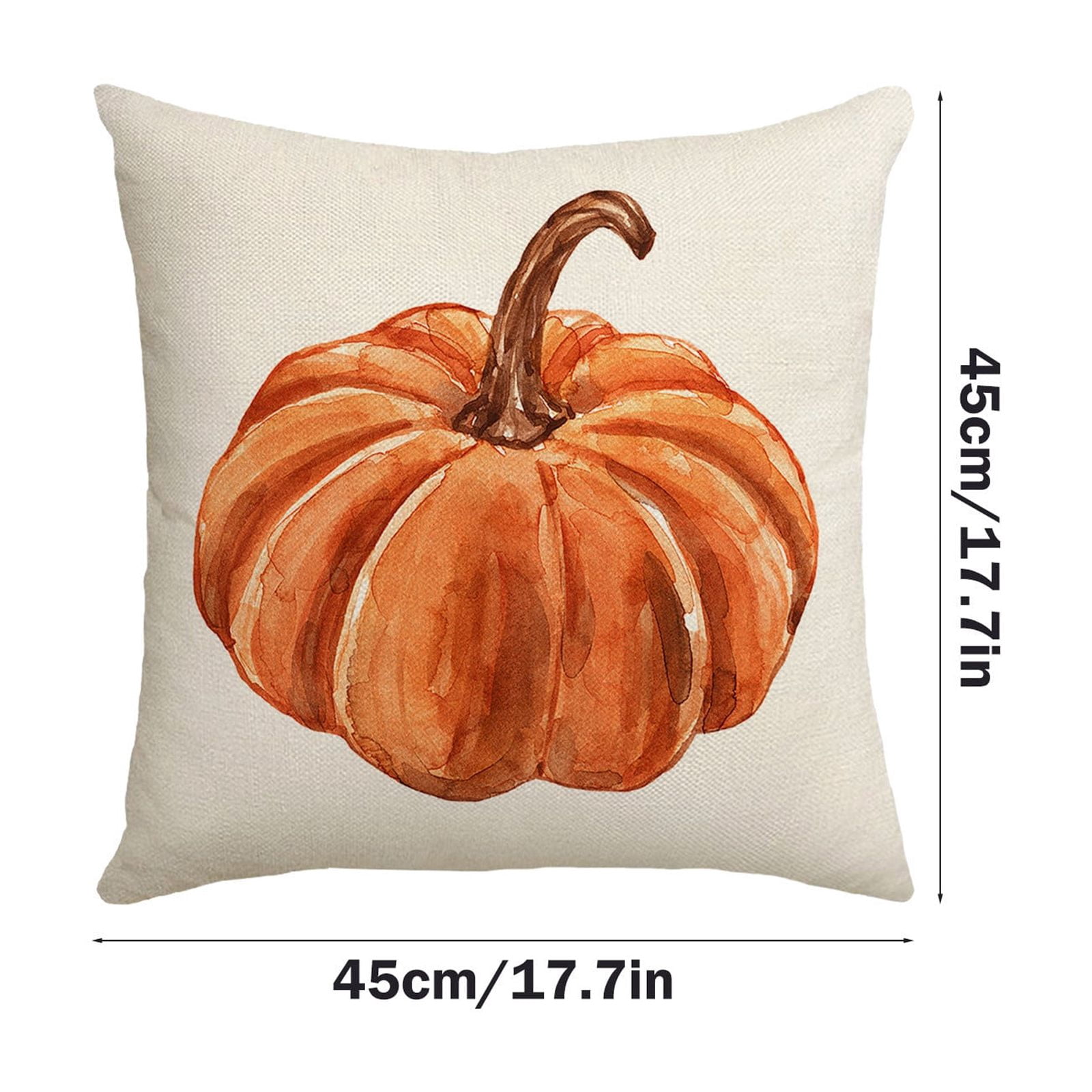 Fall Pillow Covers 18 x 18 inch Pumpkin Maple leaves Throw Pillow Covers Outdoor Autumn Thanksgiving Harvest Farmhouse Pillowcase Cushion Case for Home Sofa โ image 3
