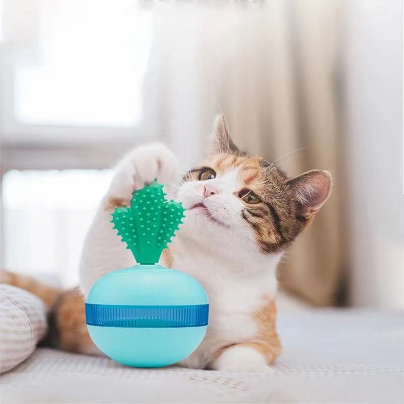 Dog Treat Dispenser Toy, Interactive Dog Ball, Teeth Grinding and Cleaning — image 3