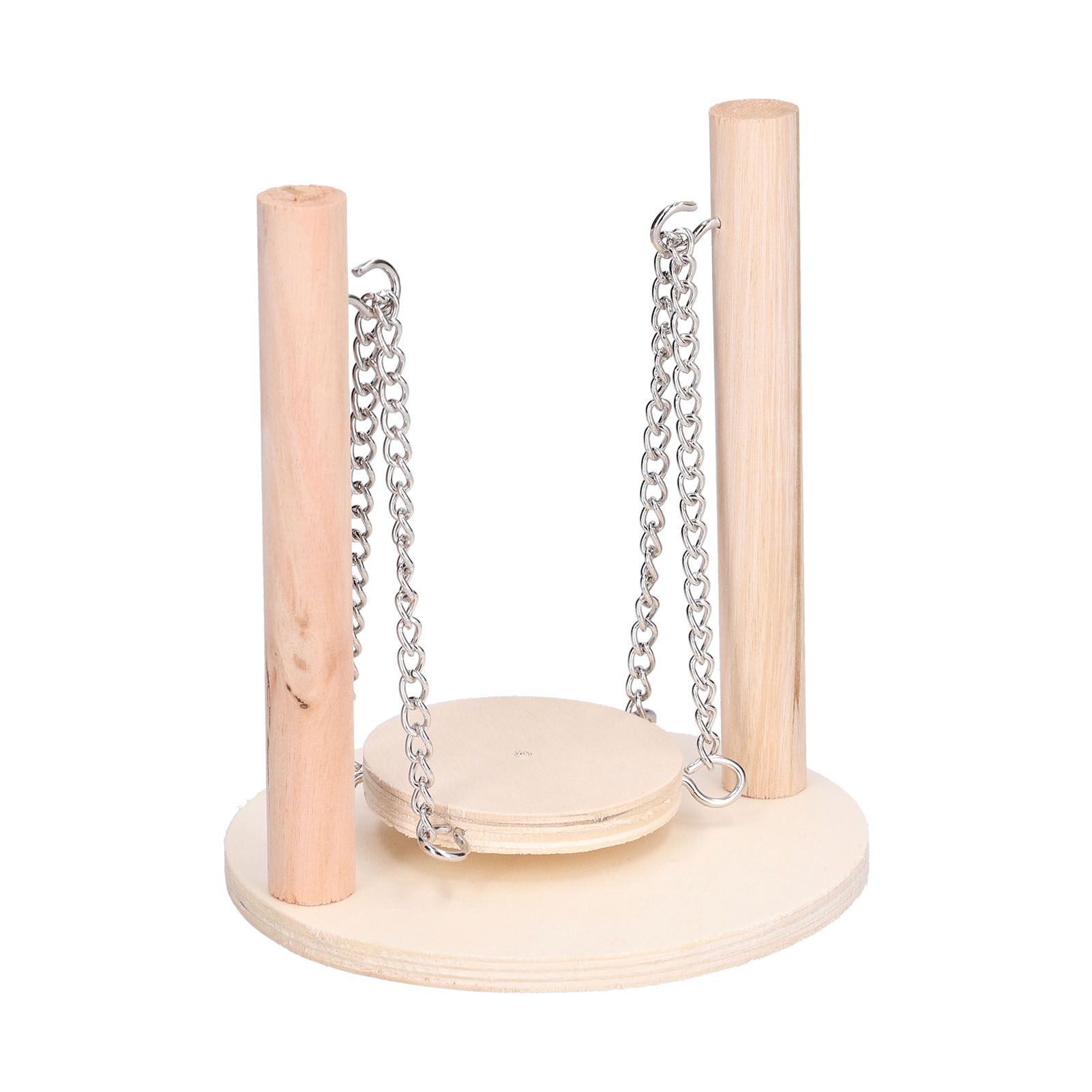 Parrots Swing Toy Wooden Birds Perch Stand Birds Toy for Hamster Small Animal Supplies โ image 6
