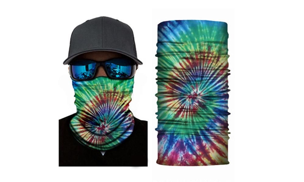 Cycling Mask Neck Tube Warmer Reusable Windproof Scarf UV Resistance Outdoor Sports Washable Face Neck Mask Cover(Green)