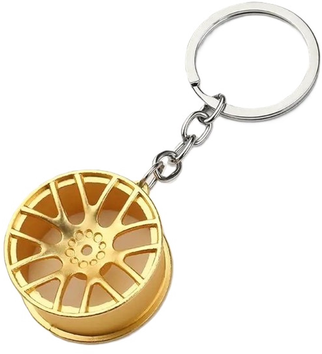 Rim Keychain | Car Key Holder | Rim Keychain | Universal | Car Accessories | Gold