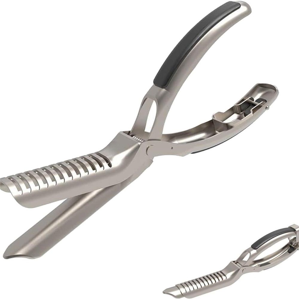 Stainless Steel Rib Skinner & Rib Membrane Remover for BBQ Enthusiasts and Chefs! With Arc Clamp & Non-Slip Grip, Effortlessly Remove Rib Membranes for Perfect