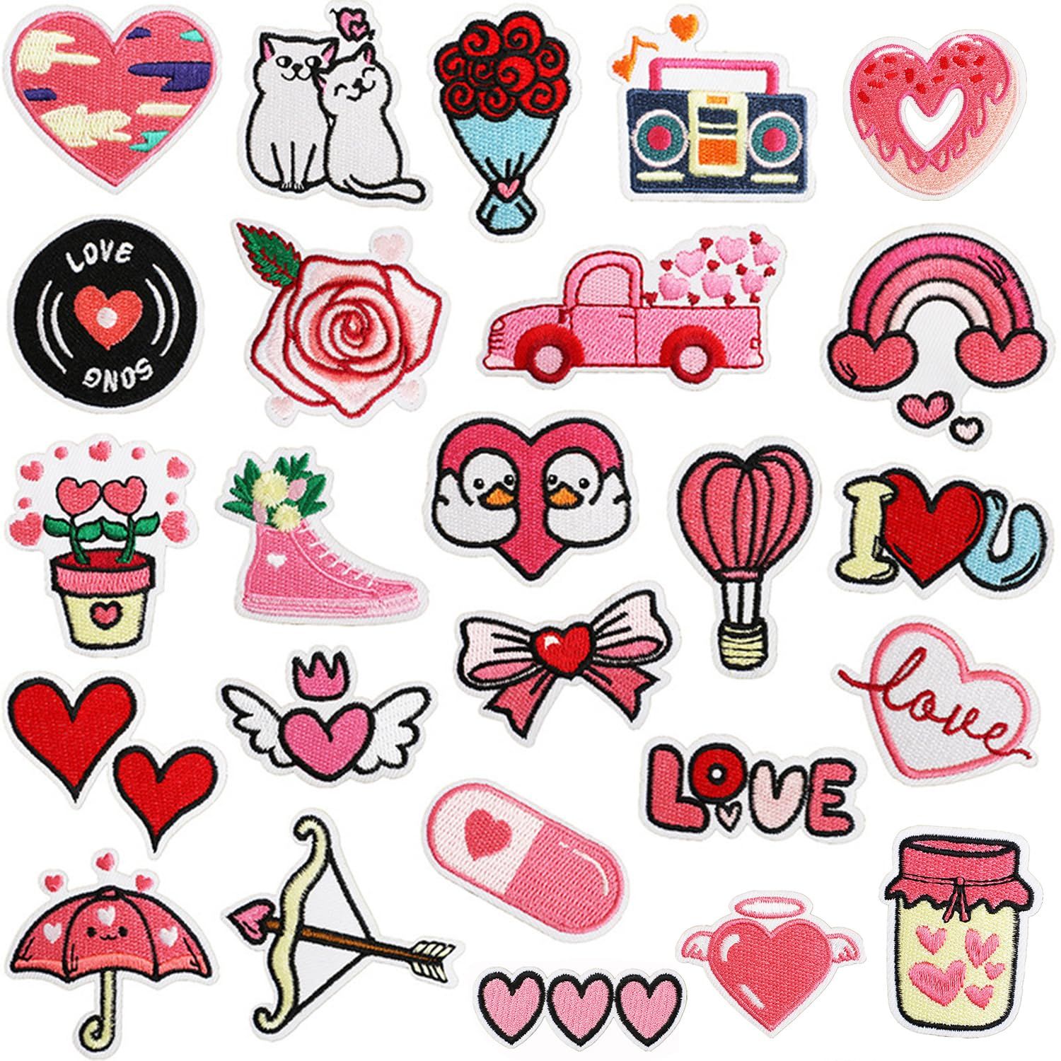 Embroidered Patch on Patches for Clothes Cardigan Sew on Patches for Music Appliques Fashion Patch for Jeans Backpacks Jackets