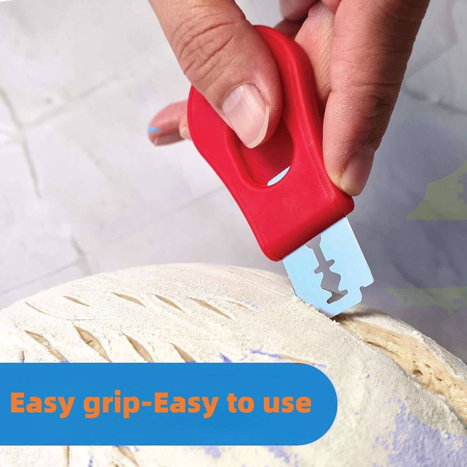 3-piece bread knife with magnetic bread cripple knife Dough marking tool knife Homemade sourdough cutting tool for kitchen โ image 5