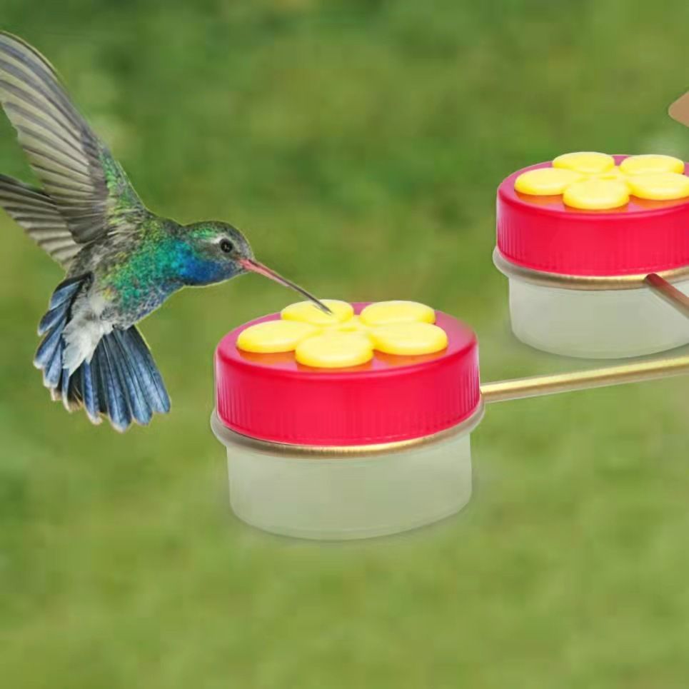 Humming Birds Feeders for Outside Plastic Hummingbird Feeders for Outdoors Hanging Handheld Multiple Hummingbird Feeder Station โ image 2