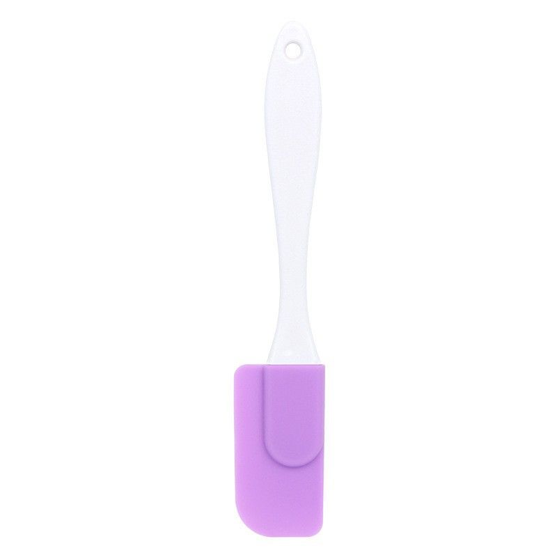 7 Pcs Purple Detachable Silicone Spatula - Food Grade Heat Resistant Baking Scraper for Cream, Jam & Batter - Easy Clean Kitchen Tool for Home Bakers & Cooking