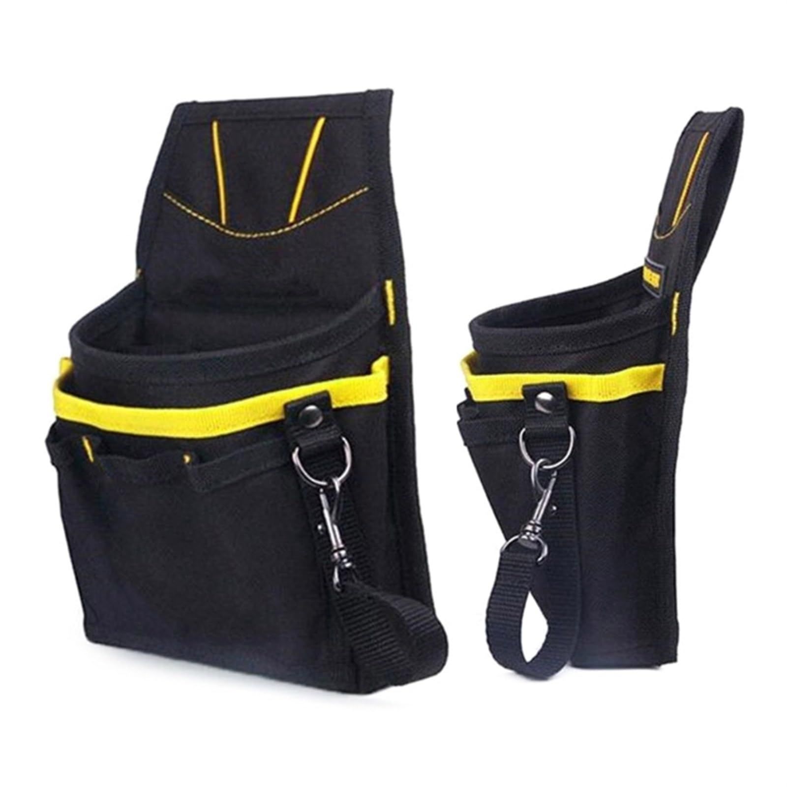 Tool Pouch, Mini Organizer Pocket with Belt Clip Tool Belts Utility Belt Waist Work Bag Oxford Cloth Portable Multifunctional Belt Pouch โ image 3