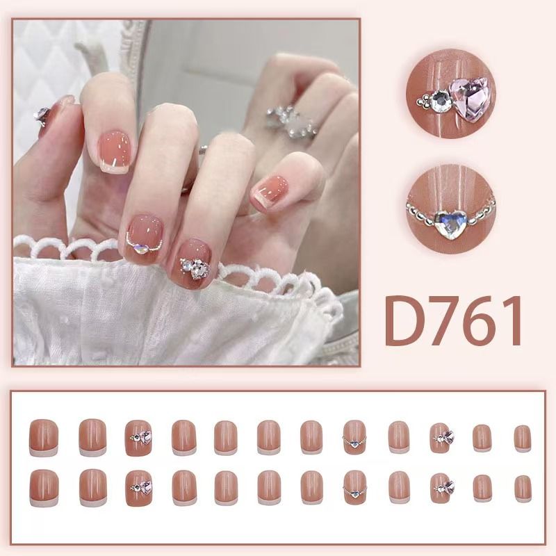 12 boxes / 288 pieces, cool spicy simple French sparkling diamond line sweet style hot-selling wearable jewelry set — image 6