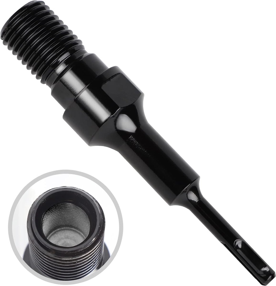 Chisel - Drill Bit Set - SDS Plus Adapter - Chisels - Drill - Steel - Black - Drill Connecting Rod - Baby Clothes Accessories for Electric Drills - 1 1/4 inch — image 2