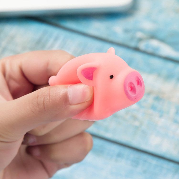 9 Pieces Mini Rubber Pigs Bulk Baby Bath Toy Pink Tiny Piggies Squeaky Pig Toys for Shower Birthday Party Gift Decoration β image 2