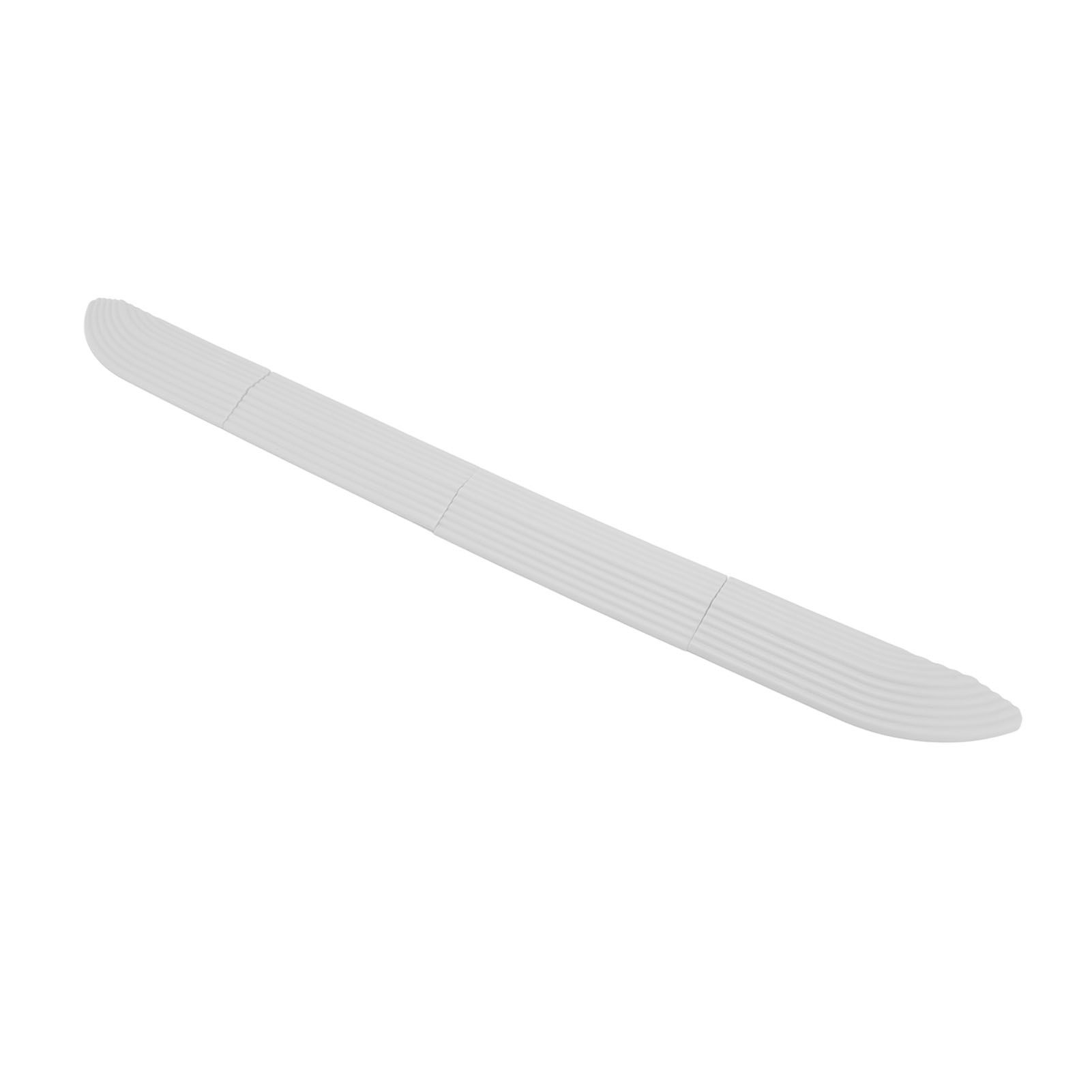 4PCS Universal Sweeper Door Sill Stair Wheelchair Door Sill Free Assembly Rubber Door Threshold ProtectWhite โ image 5