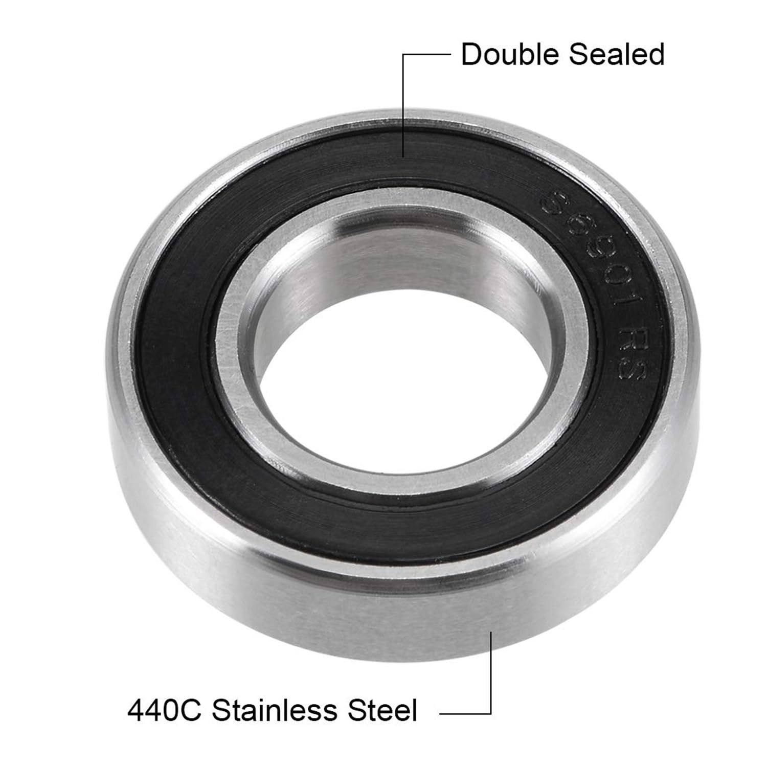 F623RS Bearing 3*10*4MM Flanged Miniature Deep Groove Ball Bearings for 2/3 3D Printer (Pick of 10Pcs) โ image 3