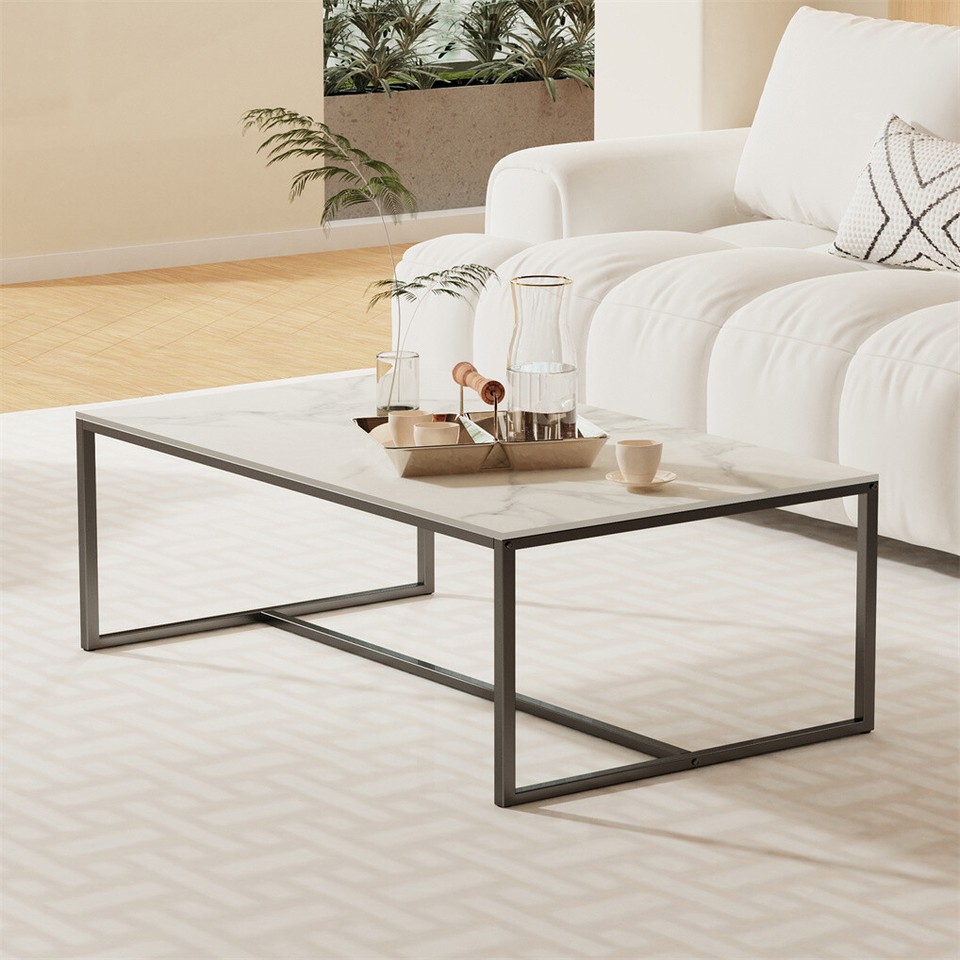 Elegant Heavy Duty Stone Coffee & Side Table — image 4