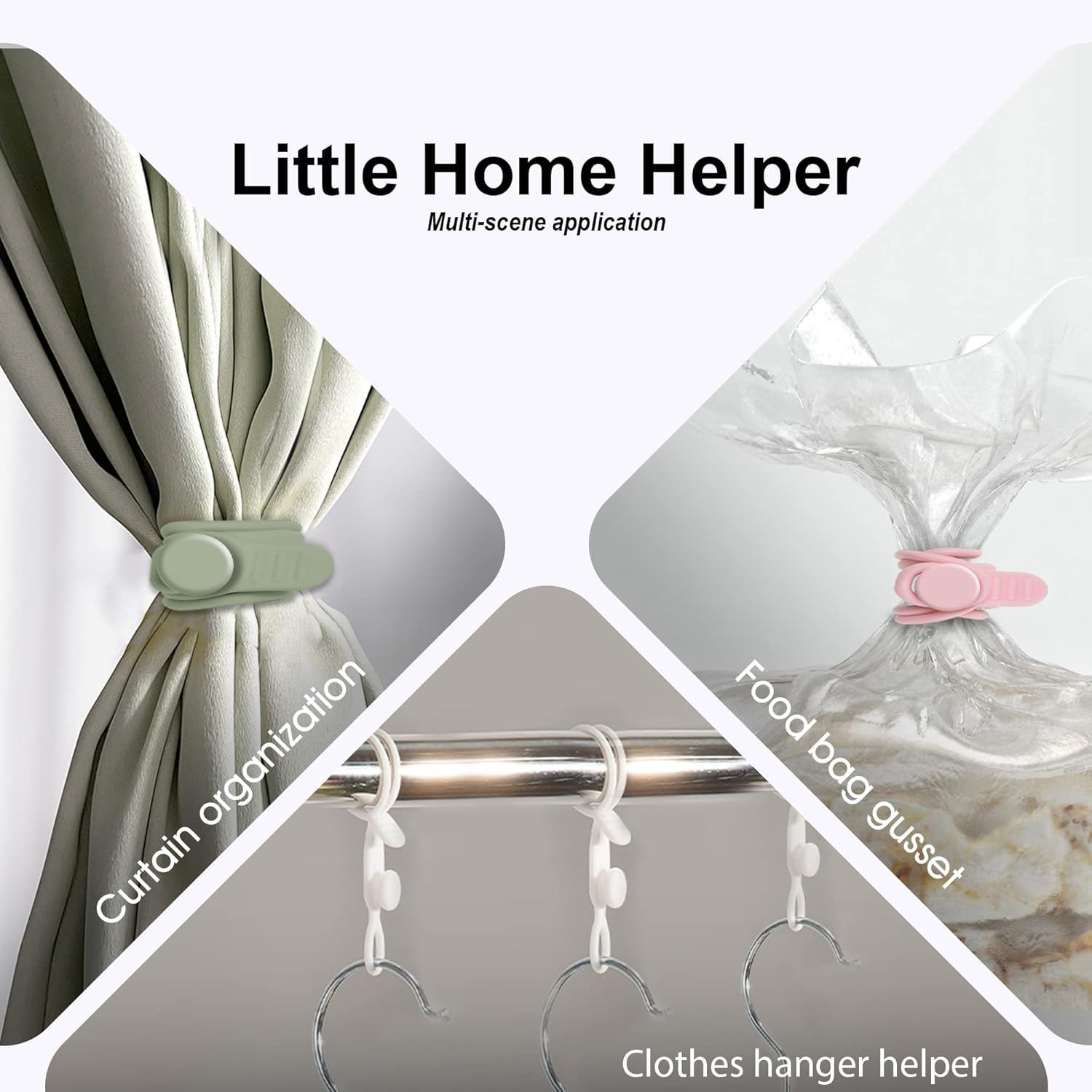 Silicone Cable Straps Wire Organizer for Earphone, Phone Charger, Mouse, Audio, Computer, Reusable Cable Ties Cord Organizer in Home, Office, Kitchen — image 6