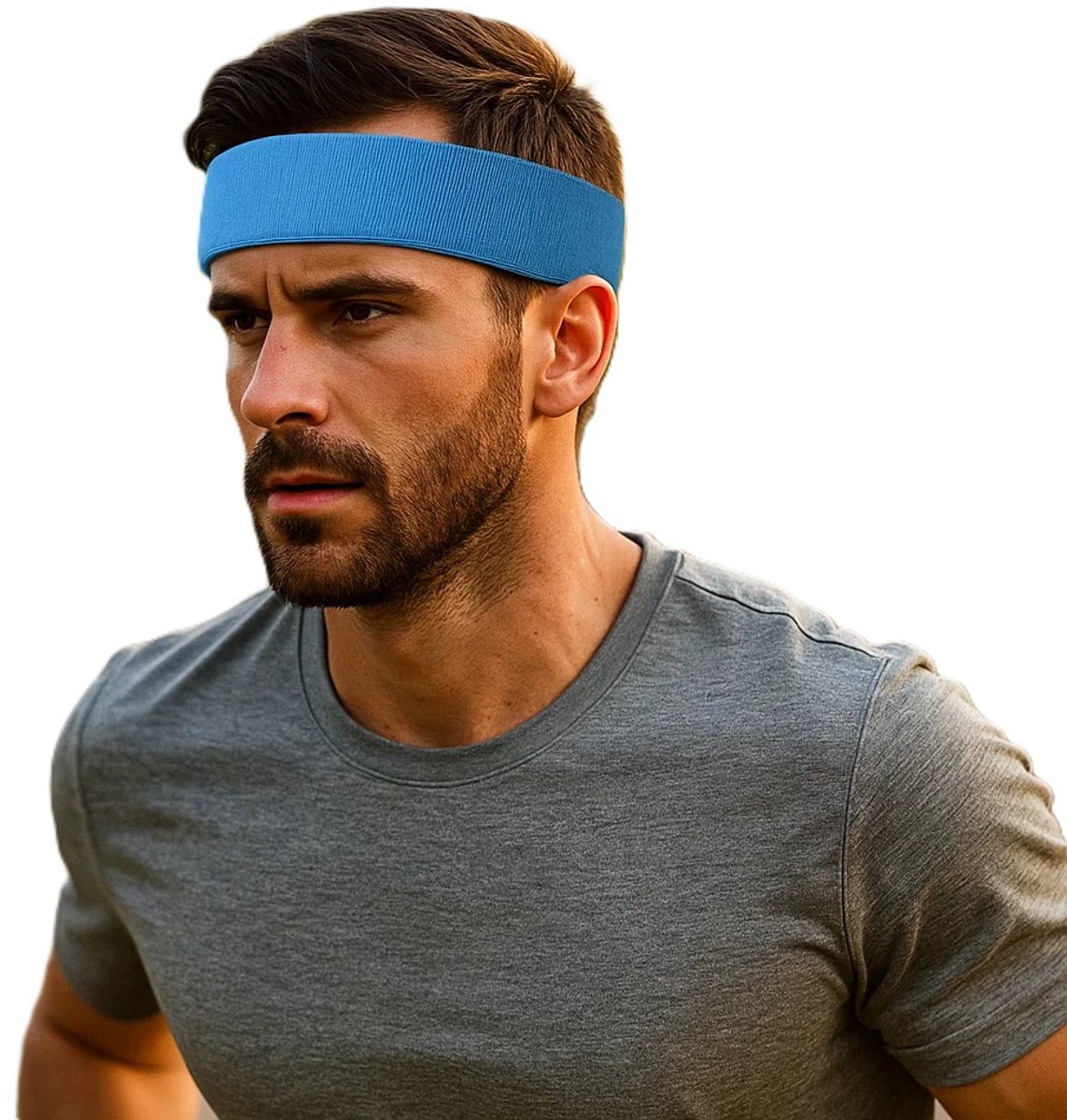 Headband | Sweatband | Sweatbands | Head | Sports band | Light blue