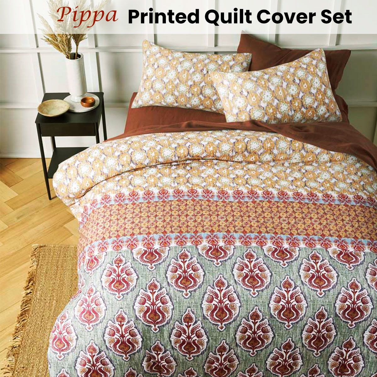 Big Sleep Pippa Printed Quilt Cover Set King — image 2