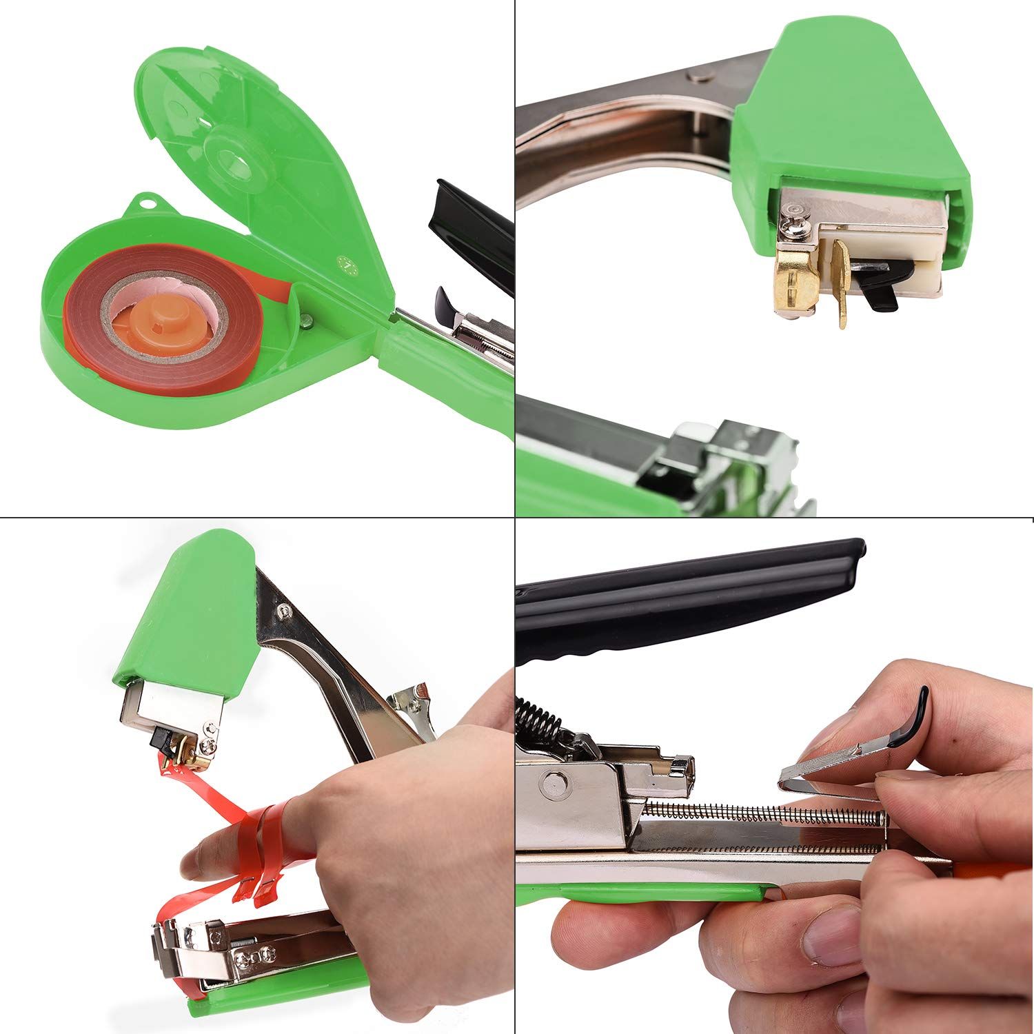 Garden Plant Tying Machine Branch Tape Tool for Vine, Tomato, Cucumber, Grape & Floral Support | Heavy-Duty Handheld Plant Binder with Durable Tape & Ergonomic — image 3