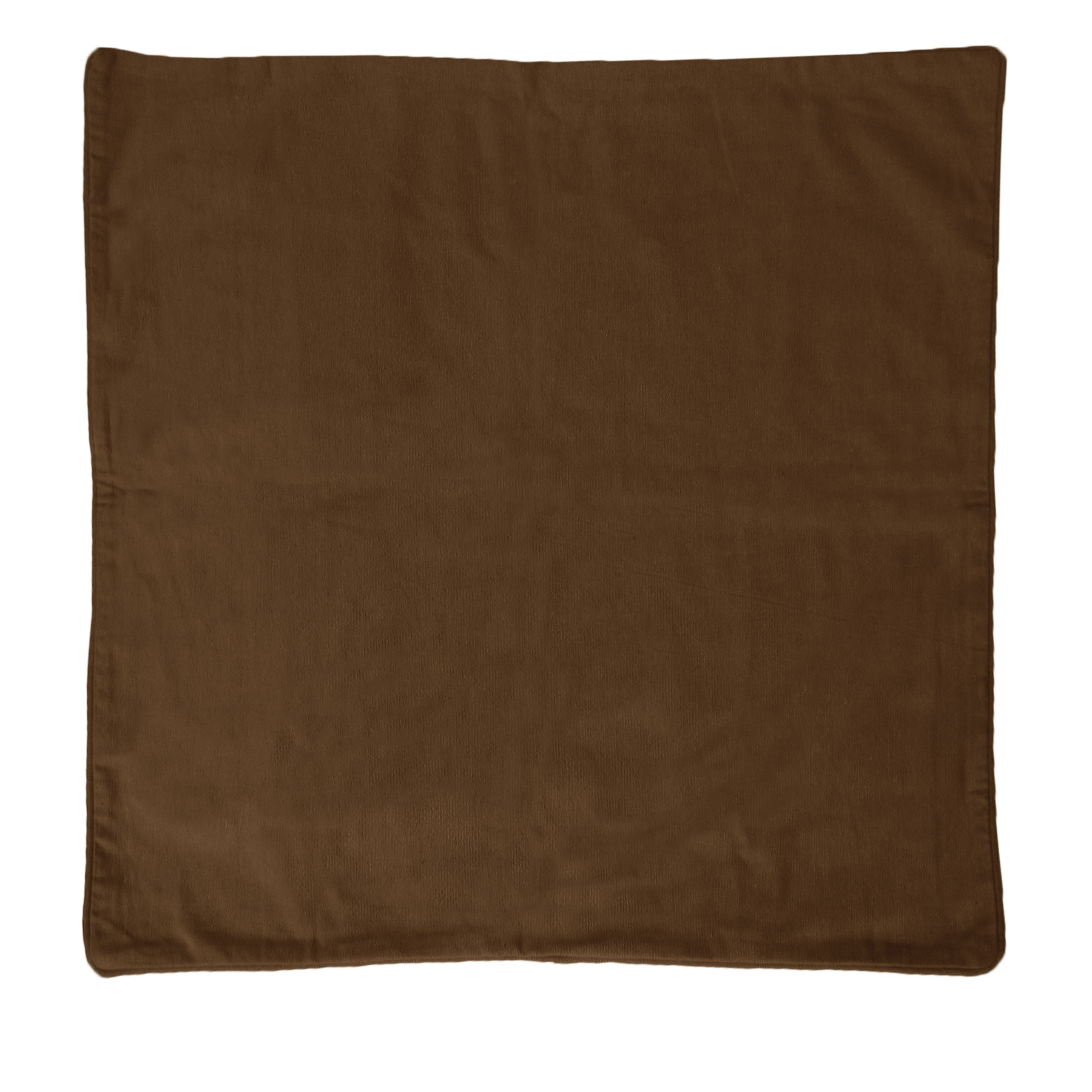 IDC Homewares Lollipop Extra Large Cotton Piped Square Cushion Cover 90 × 90 cm Chocolate
