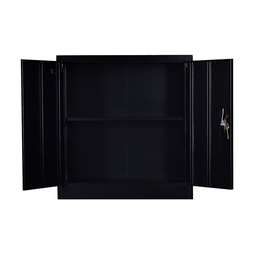 Two-Door Shelf Office Gym Filing Storage Locker Cabinet Safe — image 5
