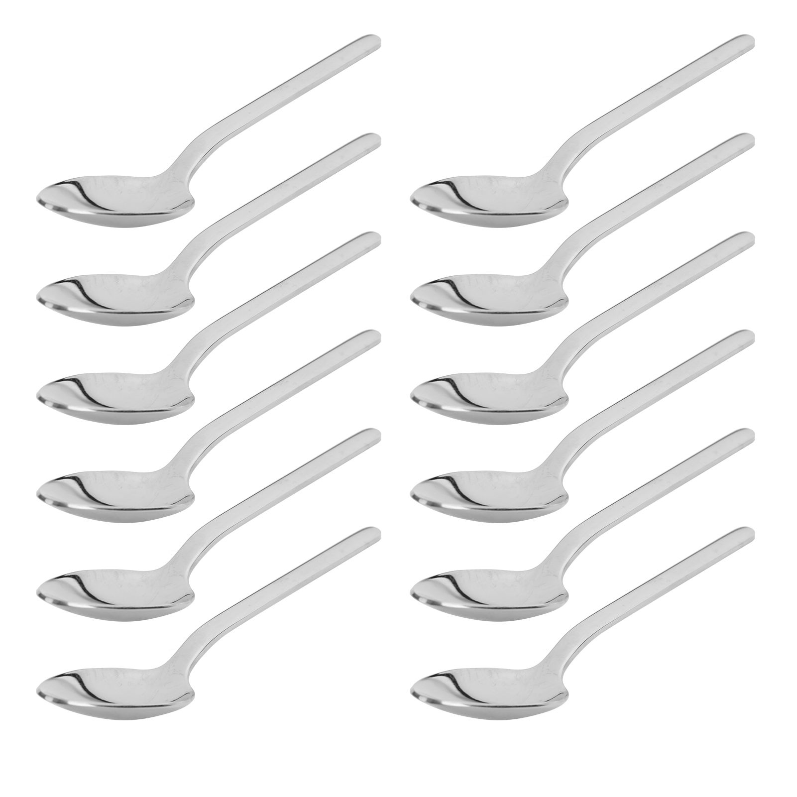 12Pcs Thickened Coffee Spoon 316 Stainless Steel Mirror Polishing Dessert Spoon Gift SetJ13421/04 — image 3